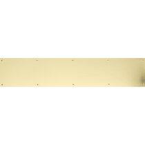 Magnetic brass deals door kick plate